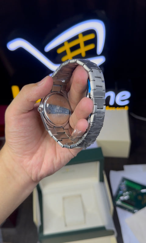 Rolex Masterclone Watch with Day & Date | Full Box & Authentic Cards Included