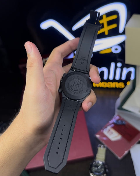 Hublot Jet Black Masterclone Watch – Premium Finish & Stylish Design | Luxury Look for Men