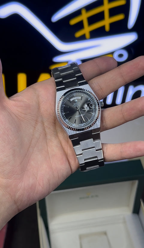 Rolex Masterclone Watch with Day & Date | Full Box & Authentic Cards Included