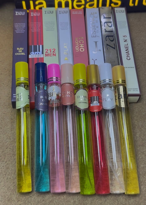 8 Branded Perfume Impressions Testers – 35ml Each | Mix of Top Fragrance Clones